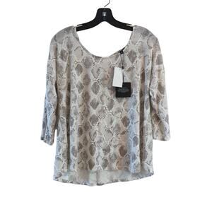 NWT Bobeau Printed Top, M